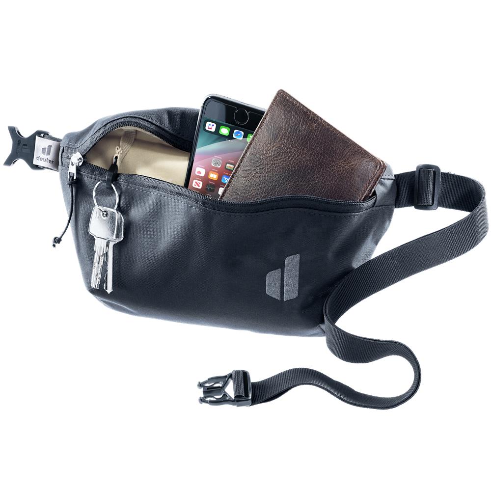 deuter Avengo 1.5, Bauchtasche, black (schwarz), 1,5L, Gürteltasche, Umhängetasche