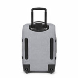 Eastpak TRANVERZ S, Kleiner Reisetrolley, Sunday Grey (grau), 42L, Rollkoffer mit 2 Rädern und TSA-Schloss