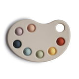 Mushie Sensorik-Spielzeug Farbpalette, aus Silikon, BPA-frei