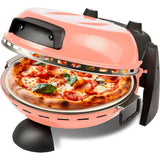 G3Ferrari Pizzaofen Delizia Anniversary - Special Edition bis 400 ° C mit Wendestein, Pizzacutter und Pizzaschaufel Coral