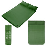 NILS CAMP selbstaufblasende Campingmatte 2 Personen 190 cm grün Isomatte Outdoor