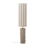 Bloomingville Jani Stehlampe aus Steingut in Natur – elegante Stehlampe fürs Wohnzimmer