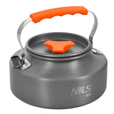 NILS CAMP Reisewasserkocher 1,1L aus Aluminium - kompakter Camping Wasserkocher