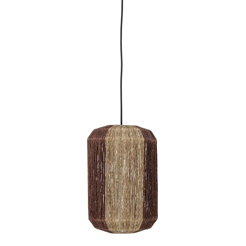 Bloomingville Tano Hängeleuchte Natur Seegras 27 x 40 cm Braun Dänisches Design