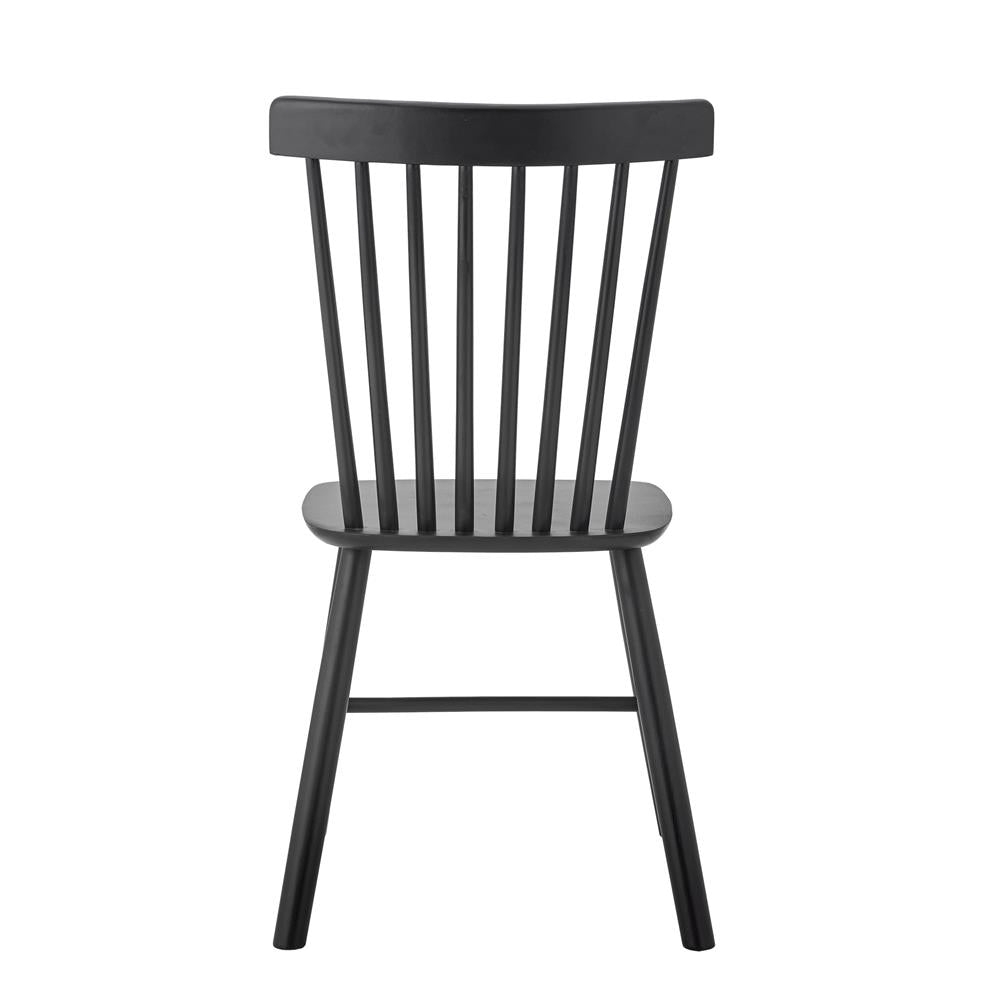 Bloomingville Mill Esszimmerstuhl schwarz L50 cm aus Holz – Stuhl für Esszimmer & Arbeitszimmer