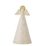Bloomingville Liza Engel Figur, Natur, Steingut 20 cm Weihnachtsdeko