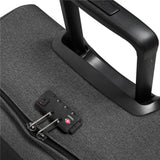 Eastpak TRANVERZ S, Kleiner Reisetrolley, Black Denim (grau), 42L, Rollkoffer mit 2 Rädern und TSA-Schloss