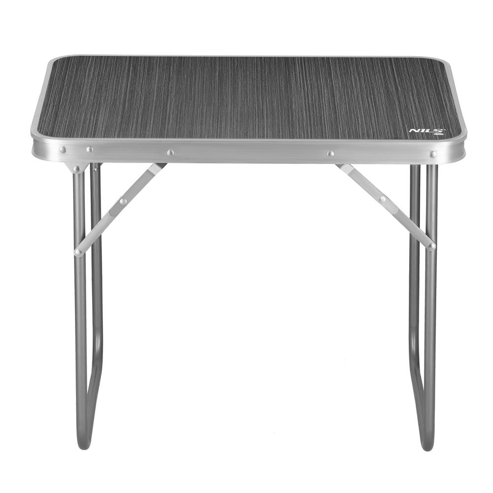 NILS CAMP Campingtisch grau kompakt faltbar für Camping Picknick Garten Outdoor