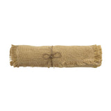 Bloomingville Janavi Tischläufer Gelb Jute 550 cm Weihnachts-Tischdeko