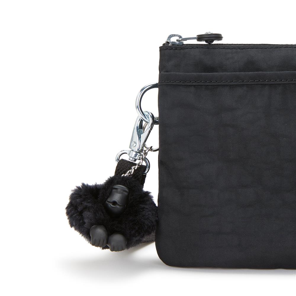 Kipling RIRI, Kleine Umhängetasche, Black Noir (schwarz), Schultertasche, Crossbody