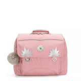 Kipling INIKO, mittelgroße Schultasche, Bridal Rose (rosa), Schulrucksack mit gepolsterten Trägern