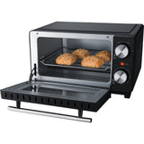 Steba Mini-Backofen KB M9 9L Schwarz mit Doppelglastür 650 Watt