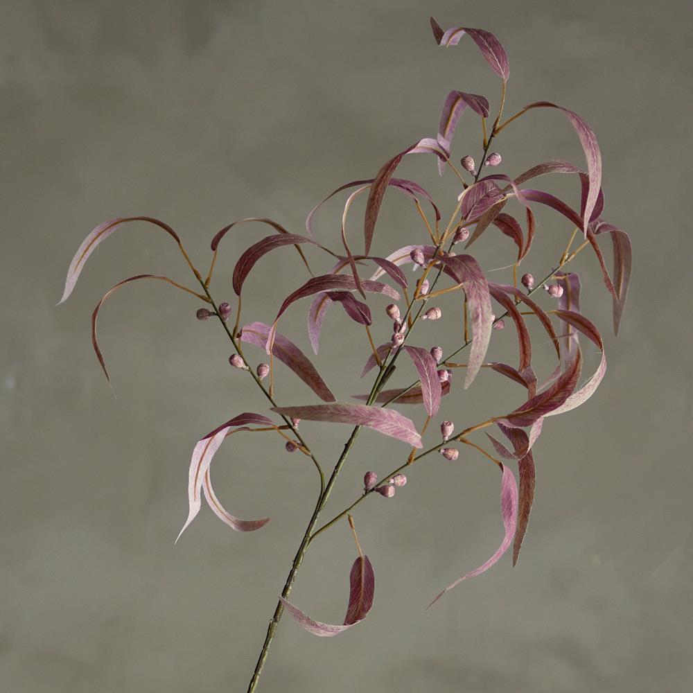 Bloomingville Eucalyptus Kunstblume Stiel Rot 100cm
