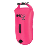 NILS CAMP Schwimmboje 3-in-1 Dry Bag 28L pink Rucksack für Outdoor Wasser Sport