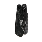 NILS CAMP Multitool 12 Funktionen mit Bits für Camping Outdoor Alltag
