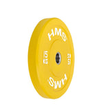 Hantelscheibe 15 kg Gummiert 50 mm Bumper Plate | HMS CBR15