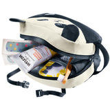 deuter Wash Bag Kids, Kulturbeutel, black-bone (schwarz), 1L, Waschtasche mit Panda-Motiv