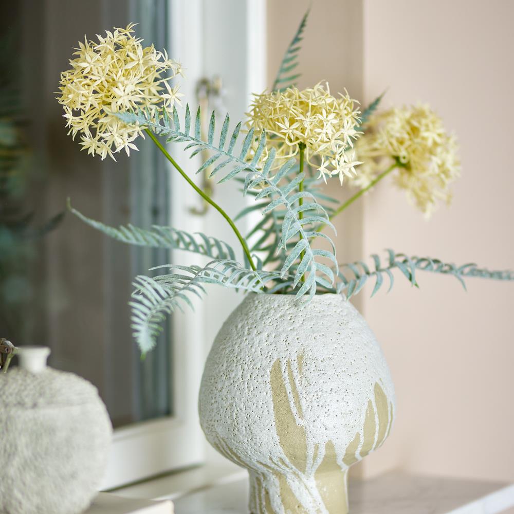 Bloomingville Morag Vase Grün Glas Deko-Vase 25cm
