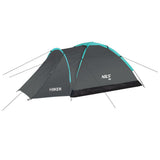 NILS CAMP Hiker Zelt für 2 Personen in Grau - kompaktes Campingzelt mit Vorraum für Camping & Outdoor