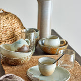 Bloomingville Paula Frühstücksset Natur Steingut 12-teilig – komplettes Frühstücks-Set