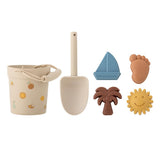Bloomingville MINI Agnes Strand- & Sandspielzeug aus Silikon, 6er Set