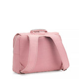 Kipling INIKO, mittelgroße Schultasche, Bridal Rose (rosa), Schulrucksack mit gepolsterten Trägern