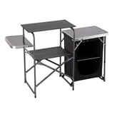 NILS CAMP Campingschrank faltbar für Camping Outdoor Küche mit Stauraum