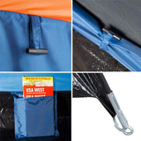 NILS CAMP Hiker Zelt für 2 Personen in Blau - kompaktes Campingzelt mit Vorraum für Camping & Outdoor