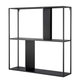 Bloomingville Mack Regal Schwarz Metall 71x71 cm Wandregal