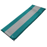 NILS CAMP selbstaufblasende Campingmatte 195 cm türkis-grau Isomatte Outdoor Schlafmatte