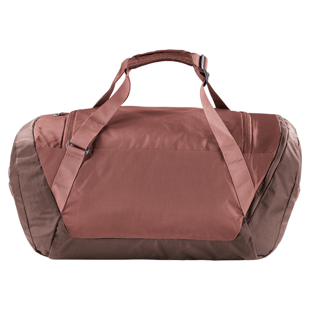 deuter Duffel 50, Reisetasche, caspia-raisin (braun), mit Seitentasche und Netzinnentasche
