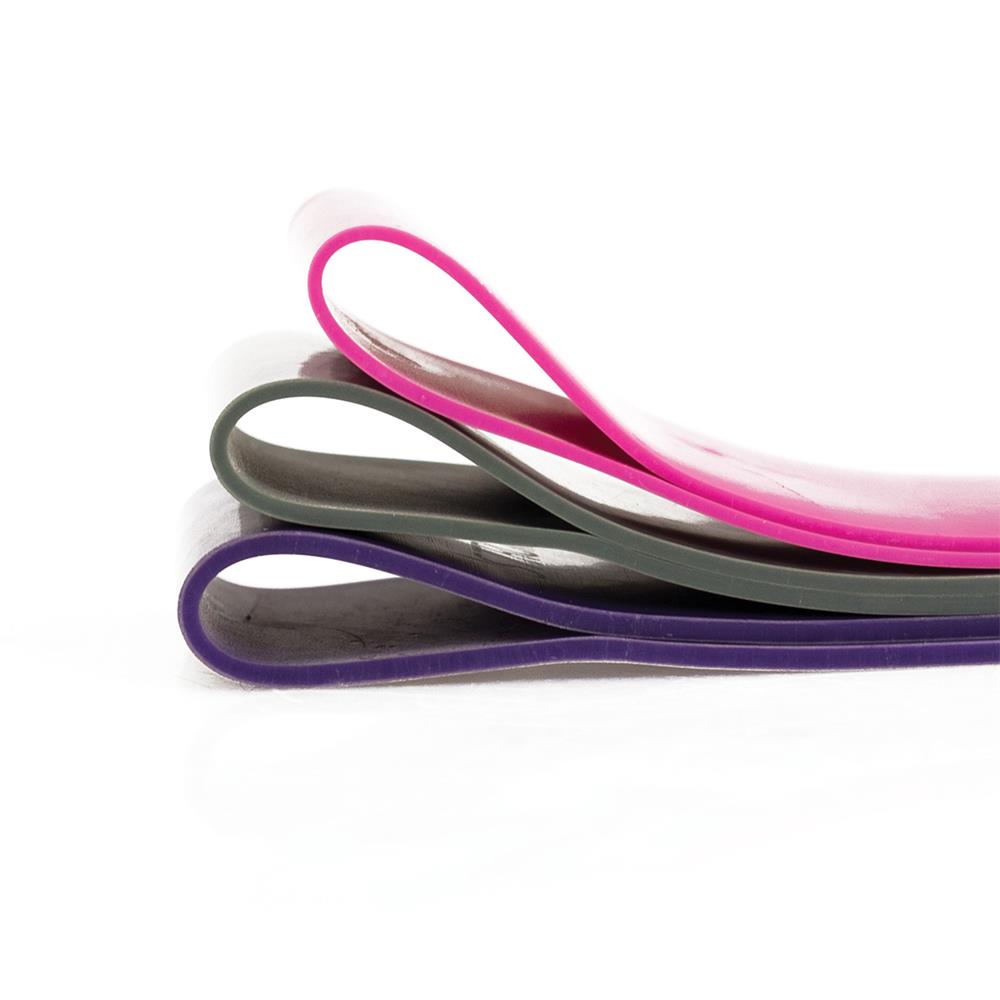 HMS Premium GU04 PRO II Widerstandsbänder Set 3er Latex Fitnessband