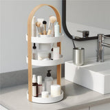 Umbra Bellwood 3-stufiger Kosmetik/Makeup Organizer in Weiß/Natur