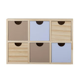 Bloomingville MINI Calle Aufbewahrungsbox, Schreibtisch-Organizer, Kinderzimmer, dänisches Design