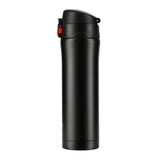 NILS Thermobecher 500 ml Edelstahl schwarz auslaufsicher für Camping Reise Alltag
