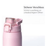 LocknLock Edelstahl Trinkflasche 720 ml Blau - Thermoflasche One-Touch auslaufsicher