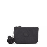Kipling CREATIVITY S, kleine Geldbörse, Black Noir (schwarz), Portemonnaie mit Reißverschluss