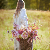 Bloomingville Hydrangea Stiel künstliche Blume rosa Deko Vase Wohnzimmer Blumen