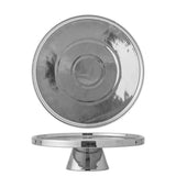 Bloomingville Shine Kuchenteller Silber Steingut Servierplatte 26 cm