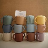 Mushie Snackbecher, Shifting Sand, aus Silikon, BPA-frei