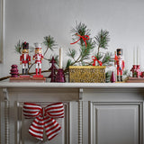 Bloomingville Darren Deko Rot Kiefer 3er Set Nussknacker Weihnachtsfiguren