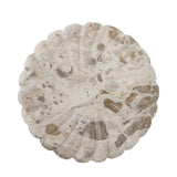 Bloomingville Marlie Tablett Natur Marmor 22,5 cm rund