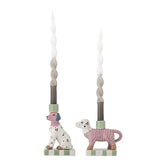 Bloomingville Doglie Kerzenhalter Rose Steingut 2er Set