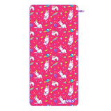 NILS Mikrofaser Kinderhandtuch 160x80 cm Unicorn - leichtes Handtuch für Camping, Strand & Schule
