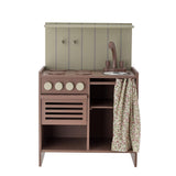 Bloomingville MINI Pippi Mini Ofen Spielküche Holz braun Kinderküche