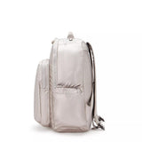 Kipling SEOUL, großer Rucksack, Metallic Glow (beige), Laptoprucksack 15 Zoll mit viel Stauraum