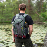 NILS CAMP Trekkingrucksack Treeline 40L Dunkelgrün - Outdoor Rucksack Wandern Camping