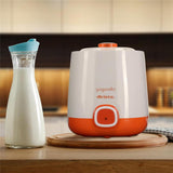 Ariete Yogurella Joghurtbereiter, Orange, 1L, Joghurtmaker auch für griechischen Joghurt