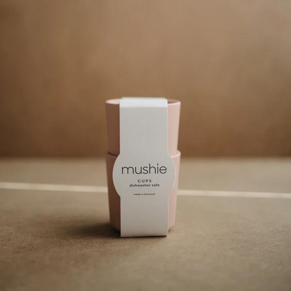Mushie Trinkbecher 2er Set, Blush, BPA-frei