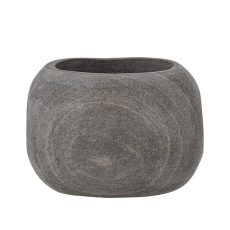 Bloomingville Melli Teelichthalter, Grau, Marmor L10xH7xB10 cm
